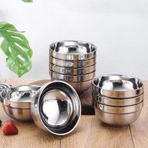 2중 진공 공법 경량 스텐렌스 깊은 국그릇 밥공기 14cm 수납형 대접 5개, 상세페이지 참조, 상세페이지 참조, 상세페이지 참조