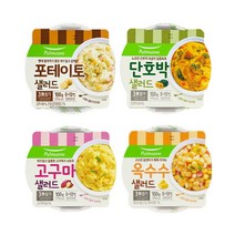 (냉장)[풀무원]샐러드 4가지맛, 1.단호박 샐러드100gx4