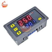 AC 110V 220V DC 12V 24V 1.37 인치 프로그래밍 가능 디지털 타이머 스위치 릴레이 제어 10A 20A 시간 컨, 08 AC 110-220V Red Blue