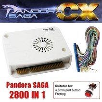 문방구오락기 pandora saga box cx 2800 in 1 아케이드 버전 조이스틱 게임 콘솔 캐비닛 기계 jamma 메인 보드 pcb 멀티 hdmi vga crt 78, 4.8mm 케이블 포함
