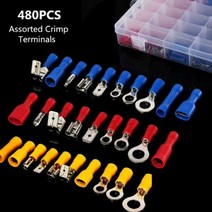 [디어제스트]_터미널 단자 480PCS 세트 (보관 케이스 포함) 컨넥 핸디 고급 커터 다용도★★★★★, ▦▦▦이 상품으로 구매할래요