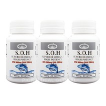 네이처스탑 S.O.H 호주 고함량 오메가3 슈페리어 피쉬오일 60캡슐 3개, 1개, 기본
