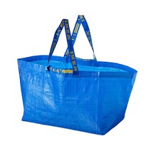 이케아 FRAKTA 장바구니 L, 블루, 3개