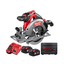 밀워키 M18 CCS55-502X 충전 원형톱 6.5인치 18V 5.0Ah, 단품