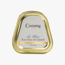 캐스팅 프랑스 식료품 블록 오리 푸아그라 2조각 75g Castaing