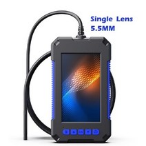 P40 3.9mm 10M 산업용 내시경 단일 및 이중 렌즈 카메라 5.5mm 8mm 1080P 4.3 quotIPS 스크린 IP68 방수 2600mAh, 03 5.5mm Rigid Cable_02 10M