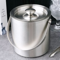 샤틴 이중 스텐 얼음통 아이스버킷 버켓 양주, 02-라인 이중스텐 얼음통
