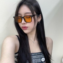 VANANA2 남녀공용 데일리 여행 패션 가벼운 7컬러 틴트 사각 선글라스