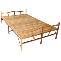 목욕탕평상 들마루 원목 접이식 벤치 사우나 평상, 폭 80 cm 모닝스타 강화 탄화대나무 침대