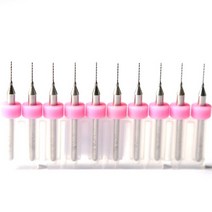 0.5mm 텅스텐 카바이드 PCB 드릴 키트 도구 10 개 금속 CNC 라우터 나무 밀링 커터 기계 피팅 절단, 08 1.0mm        10PCS