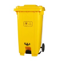 업소용음식물쓰레기통 대형 100L 120L 잔반통 짬통, 옐로우 120L