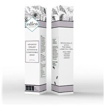 속눈썹영양제 속 베이글 Edica Naturals 어드밴스드 아이 래쉬 액티베이터 컨디셔닝 세럼 속눈썹을 두껍게 속눈썹 뿌리 비건 프로스타글란딘 유사체 합성 물질 4ml, 단일수량