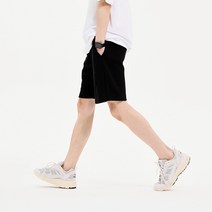 이머전시 이머전시 EF4022 세미버뮤다 밴딩 스 쇼츠 밴타블랙