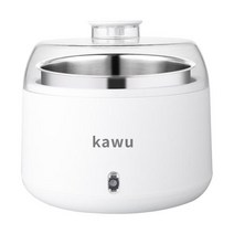 Kawu-컴팩트 그리스 요구르트 메이커 기계 일정한 온도 조절 스테인레스 스틸 컨테이너 1 쿼트, 한개옵션0