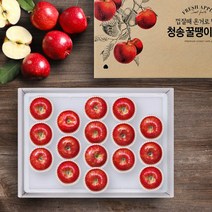 [청년연구소][선물세트] 청송 꿀땡이 사과 5kg 15-17과(중과), 01. [선물세트] 사과 5kg 15-17과(중과)