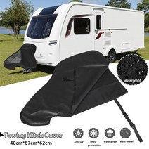 트레일러 카라반 커버 caravan towing hitch cover 방수 트레일러 비 눈 먼지 보호대 방진 보호대 for rv tailer caravan accessories, 없음