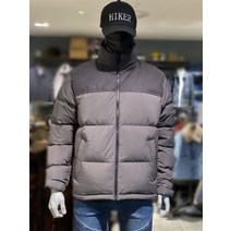 BUCKAROO 010 나일론 스웨이드 배색 숏기장 RDS 다운점퍼 (B214DW010P-15)(1353230)