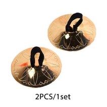 타악기 장구 심벌즈 개몫 악기 배꼽 춤 인도 황동 손, 2PCS