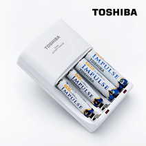 도시바 충전지 AAA AA 충전기 TNHC-VKR 추천, 흰색(W)