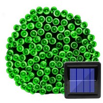 방가로용품 야외 태양 끈 빛 200LED 8 모드 램프 정원에 대 한 방수 요정 갈 랜드, 08 green_01 7M 50 LEDs