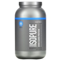 Isopure 아이소퓨어 제로 카브 단백질 파우더 크리미 바닐라 3lb(1.36kg)