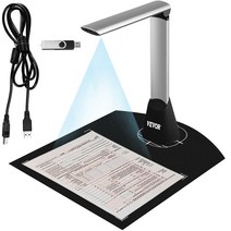문서 카메라 A4 5mp HD 픽셀 휴대용 도서 스캐너 캡처 LED 라이트 OCR 워드PDF 전자 책 만들기