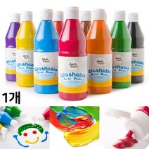 호안 미로 워셔블 페인트 500ml 대용량 물감 수용성 선명 색칠 그림 미술 창의력 유아 놀이, 초록(46)