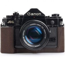 Contax T3 케이스 핸드 스트랩이 있는 Contax T3 카메라용 BolinUS 핸드메이드 정품 진짜 가죽 하프 카메라 케이스 가방 커버, Coffee