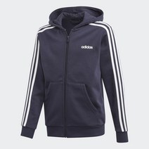 아디다스 키즈 YB E 3S 풀집 기모 후디 (EI7997)