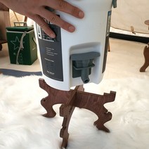 스네프 스탠리워터저그 3.5L 7.5L 겸용 우드거치대 소, 워터저그받침대소형과 가방