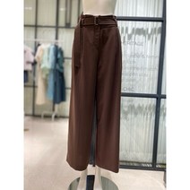 [듀엘] 핀턱 벨티드 와이드팬츠(D223MSA007) dewl