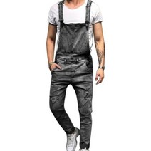 남성 점프수트 청 작업복 데님 밀리터리 워크웨어 빈티지 오버롤 뜨거운 판매 여름 136