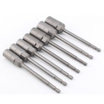 1pcs 1/4 인치 6.35mm 육각 생크 렌치 소켓 스크류 드라이버 150mm 비마그네틱 엑스트라 딥 볼트 너트 비트 5.5-19mm 섕크, [15] 19mm-150mm length