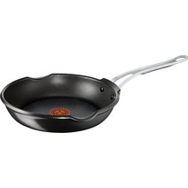 Tefal by Jamie Oliver 프리미엄 독일 명품 후라이팬 프라이팬 24cm 테팔 티타늄 프로 논스틱 코팅 Thermo-Spot 온도 표시기 인덕션에 적합, 팬 24cm