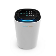 공기청정기 스마트 자동차 정수기 지능형 모니터링 음이온 자동차 클리너 DC12V 먼지 제거 포름 알데히드, 01 WHITE