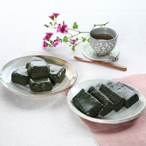 [자연맛남] 강원도 정선 수리취 인절미8개+찹쌀떡9개 (총17개900g), 단품