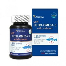 오로니아 울트라 연어오일 오메가3 1100mg 90캡슐 3개월분 EPA DHA 기억력 혈행개선