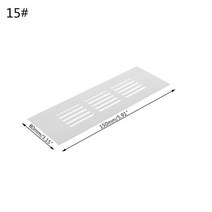 정화조 환풍기 환기구 배기팬 소형 미니 덕트 알루미늄 합금 에어 벤트 천공 시트 웹 플레이트 환기 그릴, 01 15