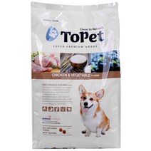 투펫 치킨& 야채 애견사료 7.2kg, 단품
