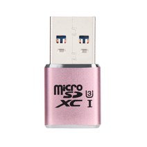 USB 소형 플래시 데이터 케이블 3 in 1 USB 3.0 포트 마이크로 SD SDXC TF 카드 리더, 금