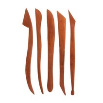 도예도구 도자기도예도구 세라믹도예도구붉은 점토 조각 나무 칼 도자기 세라믹 성형 도구 쉐이핑 실용적, 한개옵션0