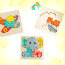 원목 동물 테트리스 퍼즐 교구 장난감 우드 블럭, 잠수함