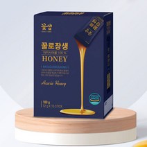 국산 아카시아 꿀 100% 꿀로장생 허니 벌꿀 스틱 12g 15스틱, 1팩, 아카시아 꿀 100% 15스틱