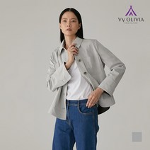 올리비아로렌 여성용 소매 포인트 캐주얼 자켓 VVBFUXM3461
