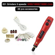 앵글 소형 그라인더 충전 연마기 마끼다 4인치 미니 NEWACALOX DIY 미니 로타리 도구 USB DC 5V 10W 가변, 01 201 Grinders