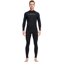 다이버슈트 Neoprene Wetsuit Scuba Diving Suit Men One Piece Snorkeling Surfing Jumpsuit Sunscreen Long Sl, [01] M, [01] color 1