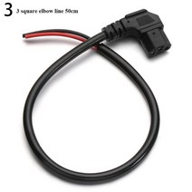 전동킥보드 튜닝 부품 개조 용품 스쿠터 구리 코어 케이블 와이어 커넥터 세발 t 유형 케이블 전자 충전 플러그 충전 플러그 소켓, 3, 3