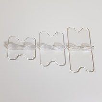 조립식 투명 아크릴가림막 칸막이 3T 5T mm 고정지지대 발판 아크릴판 물결받침대, 소형5T(mm)물결받침대