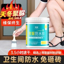 욕실 방수 제 투명 폴리 우레아 코팅 타일 화장실 벽, 투명 방수제 300g  약 1.5제곱미터 사용