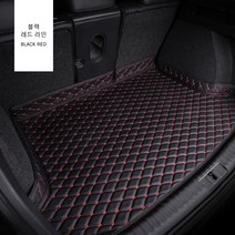Ecool 포르쉐 트렁크매트 트렁크 보호 트렁크커버 세부모델마칸 카이엔 파나메라, 블랙/레드 라인, 세부모델카이엔 (PO536)(19년~현재)